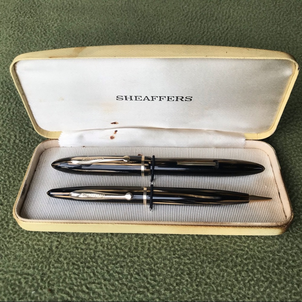 Sheaffer Ink Pen & Pencil SET 1930s w Box
